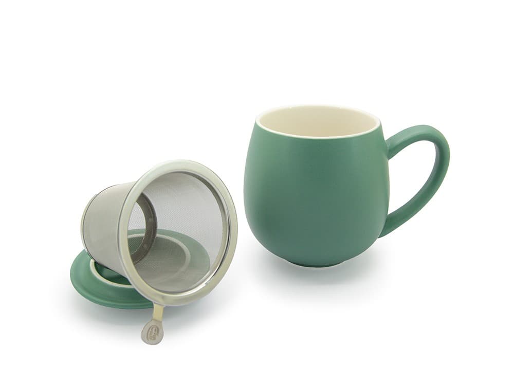 Mug πορσελάνινο πετρόλ - Ο δρόμος του τσαγιού