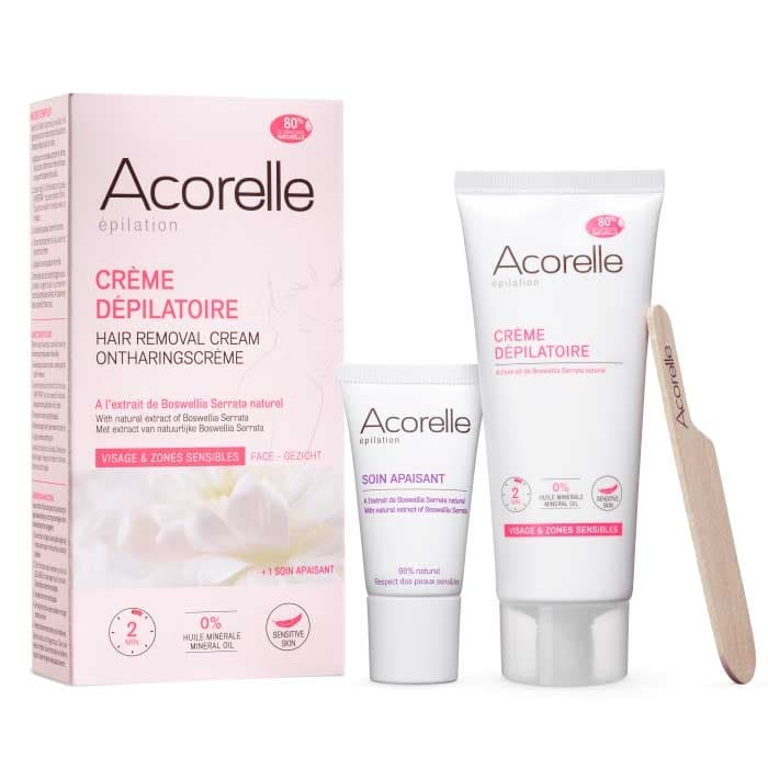 Hair Removal Cream for Face & Sensitive Body Areas - Κρέμα αποτρίχωσης προσώπου - Acorelle