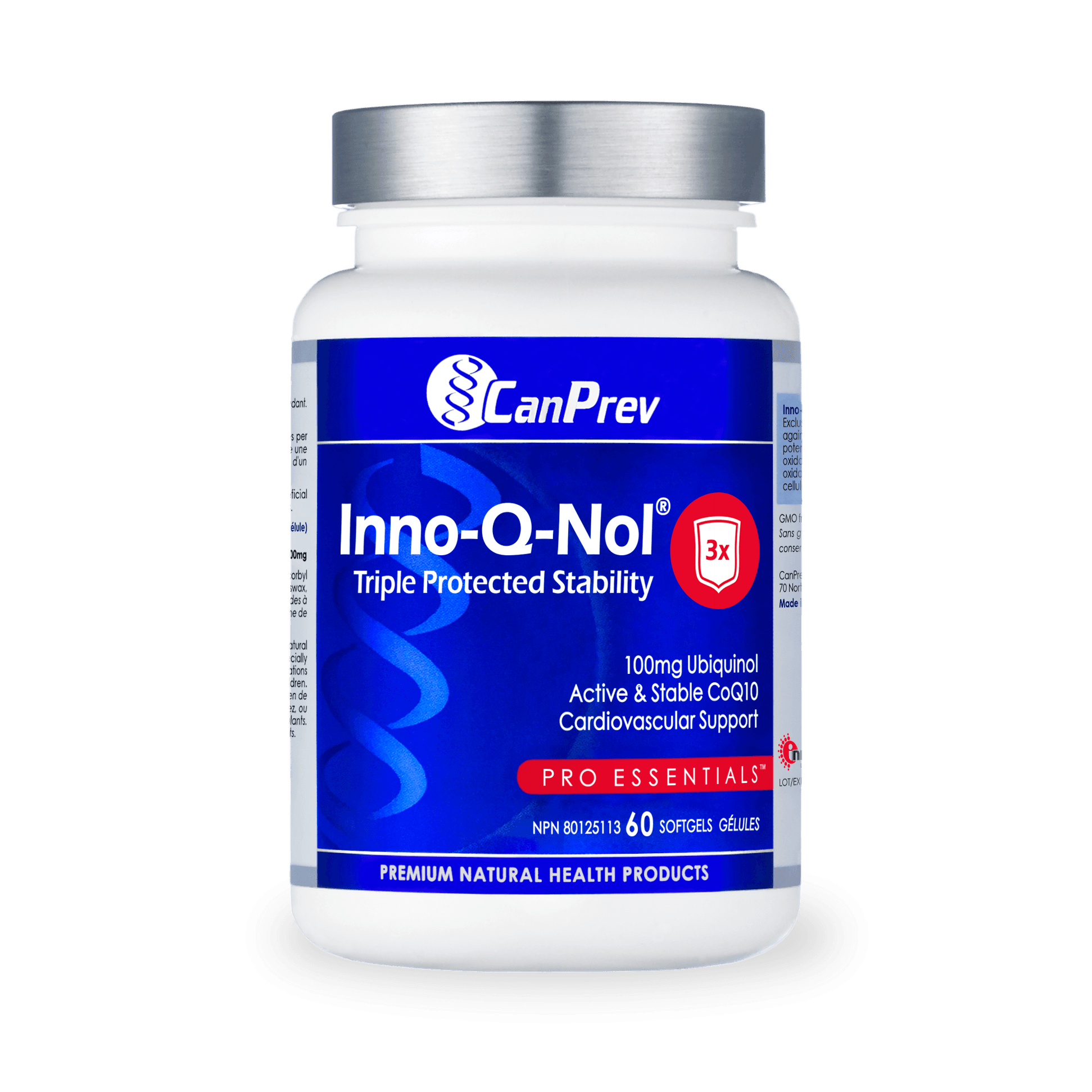 Inno-Q-Nol coQ10 Ubiquinol 100 mg 60 softgels - INNOVITE
