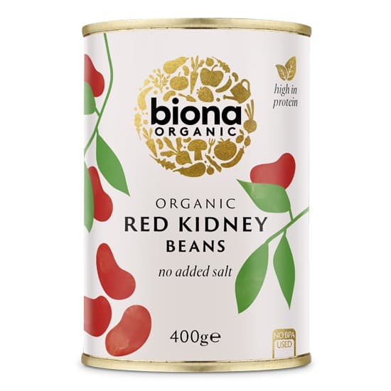 Κόκκινα Φασόλια έτοιμα σε νερό - Red Kidney Beans 400gr - Biona - Image 1
