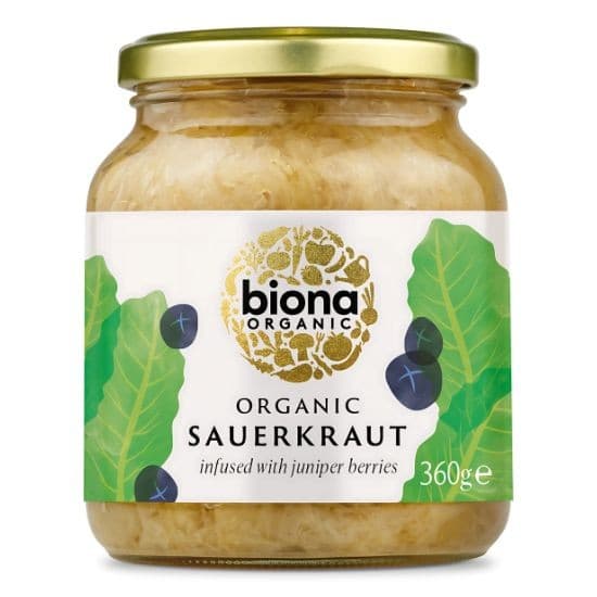 Λάχανο Tουρσί - Sauerkraut 360gr - Biona - Image 1