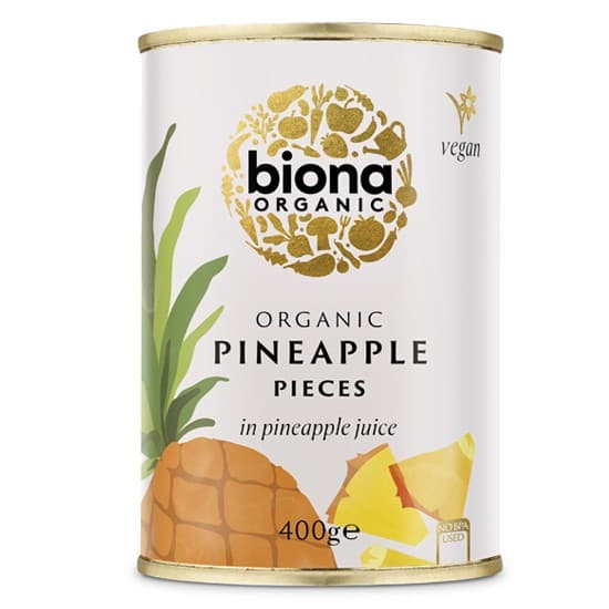 Κομμάτια Ανανά σε Χυμό (400γρ) - Biona - Image 1
