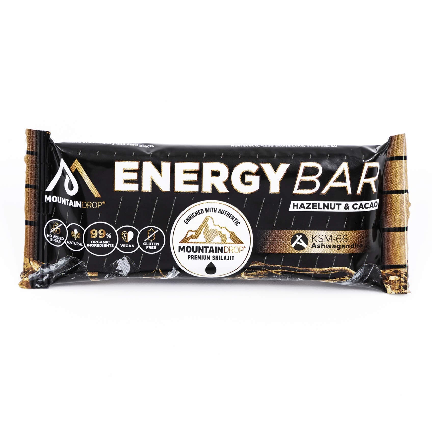 Energy Bar Shilajit & Ashwagandha KSM-66 45gr - Mountaindrop