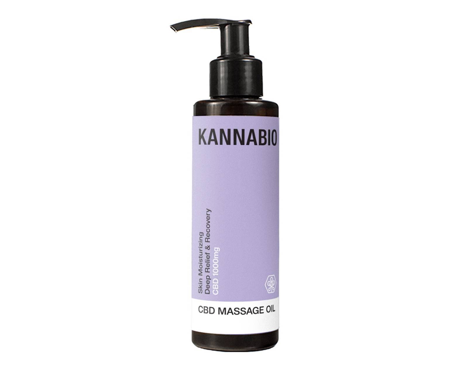 Mood Skin Moisturizing Massage Oil - 150ml - 1000mg CBD - Kannabio - Image 1