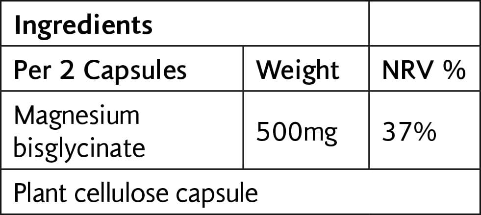 Magnesium Bisglycinate 140mg Veg 120 Caps - Viridian - Thumbnail 2
