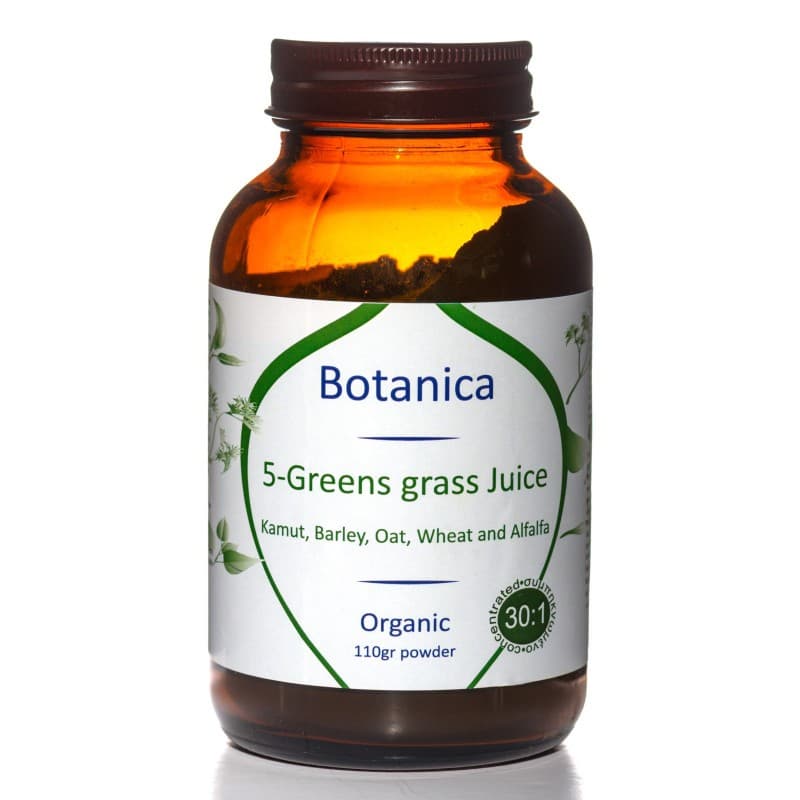 Βιολογικός Χυμός 5 Πρασίνων σε Σκόνη 110gr - Botanica