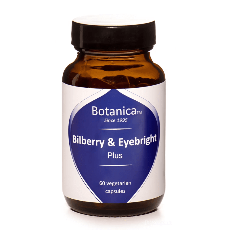 Μύρτιλλο & Ευφράζια - Billberry & Eyebright  60 Veg. caps - Botanica