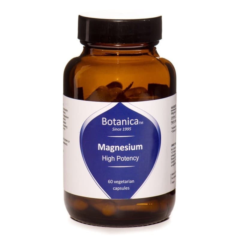 Yψηλής ισχύος Μαγνήσιο - High potency Magnesium 60 veg. caps - Botanica