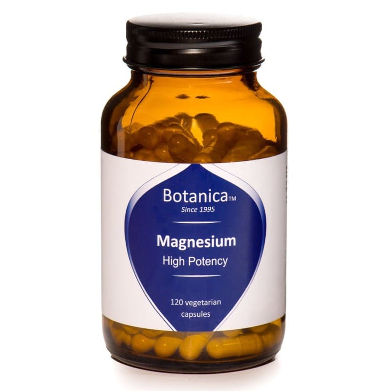 Yψηλής ισχύος Μαγνήσιο - High potency Magnesium 120 veg. caps - Botanica