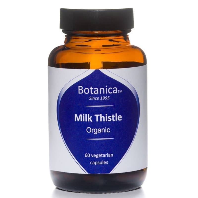 Βιολογικό Γαϊδουράγκαθο - Milk thistle organic 200mg 60 veg. Caps - Botanica