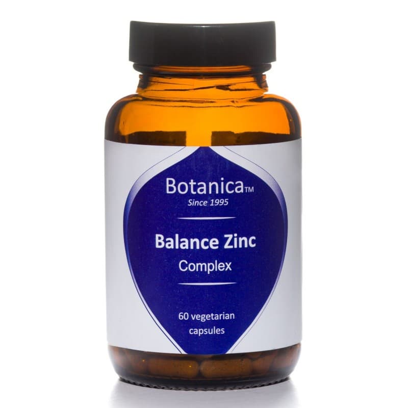 Σύμπλεγμα Ψευδαργύρου - Balance zing complex 60 veg. caps - Botanica