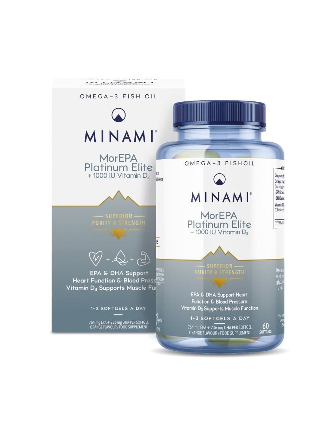 MorEPA Platinum Elite Ιχθυέλαιο 60 softgels-  Minami