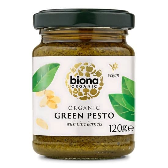 Σάλτσα Πέστο Βασιλικού - Green Pesto 120γρ - Biona - Image 1