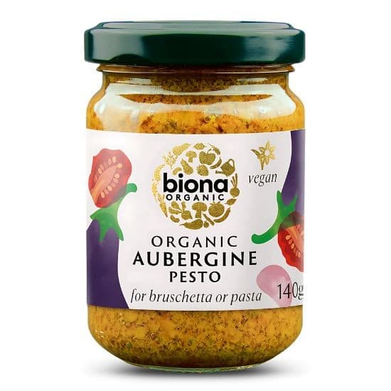 Σάλτσα Πέστο Μελιτζάνας - Aubergine Pesto 140γρ - Biona - Image 1