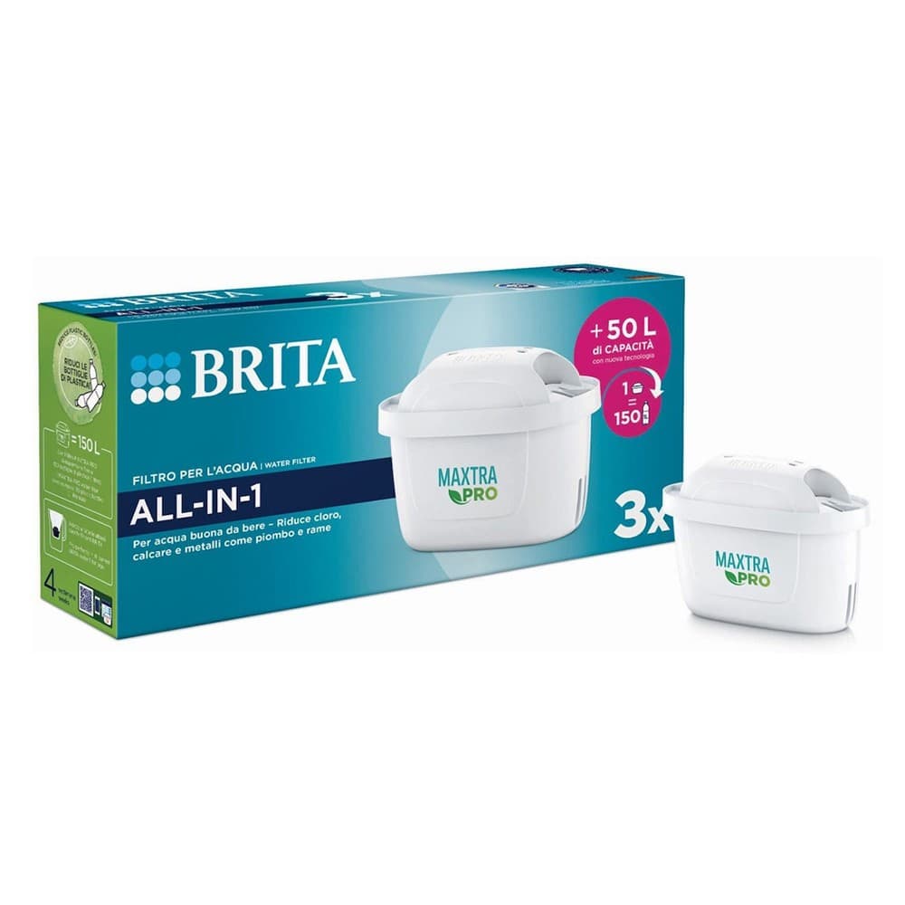 Brita Ανταλλακτικό Φίλτρο Νερού για Κανάτα από Ενεργό Άνθρακα Maxtra Pro All-in-1 3τμχ