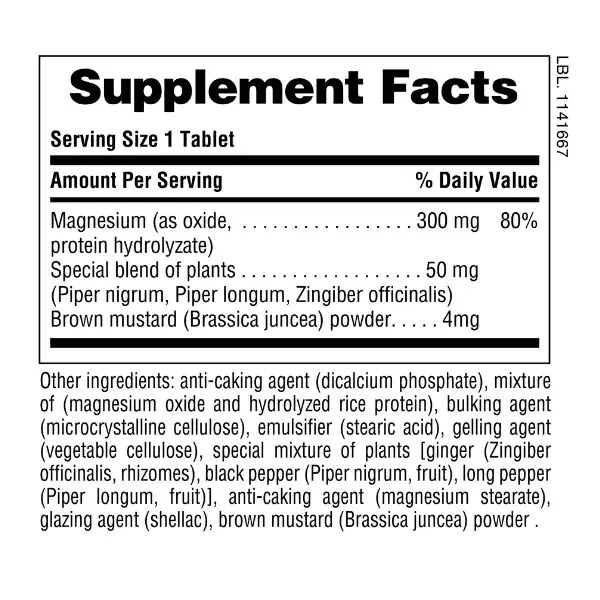 DYNO-MINS MAGNESIUM 300 mg 90 Tabs - Natures Plus - Thumbnail 2