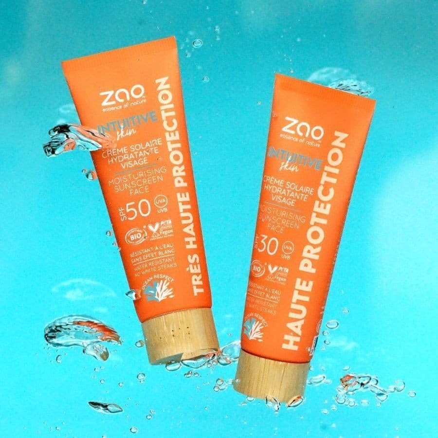 Organic Skin Intuitive Moisturising Face Sunscreen 50ml SPF 50  - Zao - Thumbnail 4
