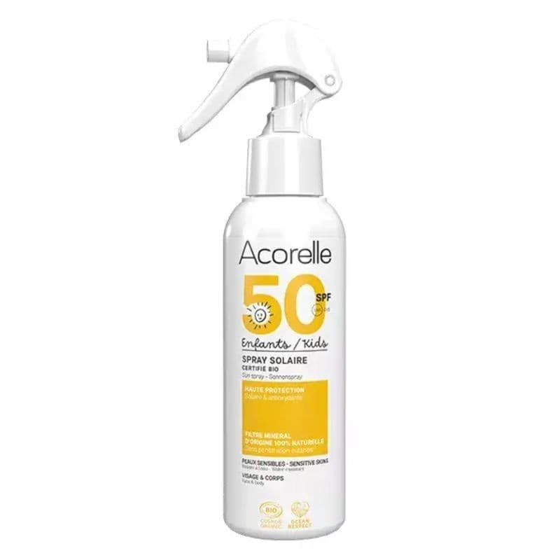 Certified Organic Kids Sun Spray SPF 50 - Acorelle - Image 1
