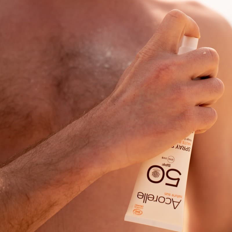 Certified Organic Sun Spray SPF50 100ml - Acorelle - Thumbnail 3