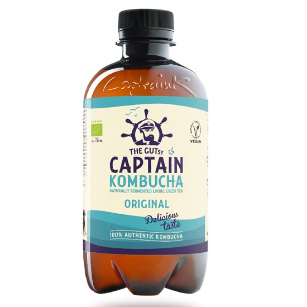 Κομπούχα 'Φυσική' γεύση - Kombucha Natural (400ml) - Gutsy Captain