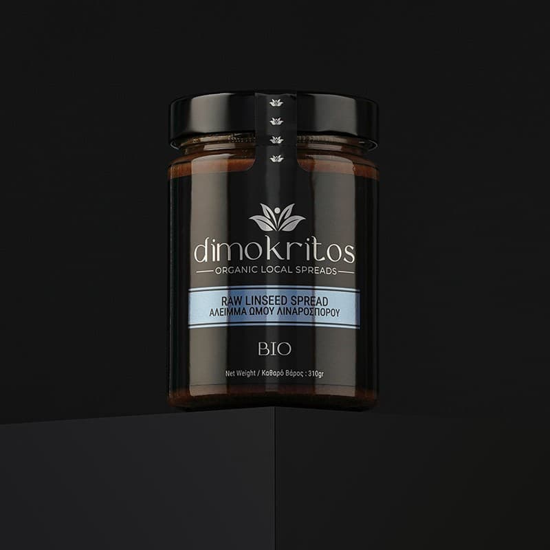 Άλειμμα ωμού Λιναρόσπορου ΒΙΟ 310gr - Δημόκριτος