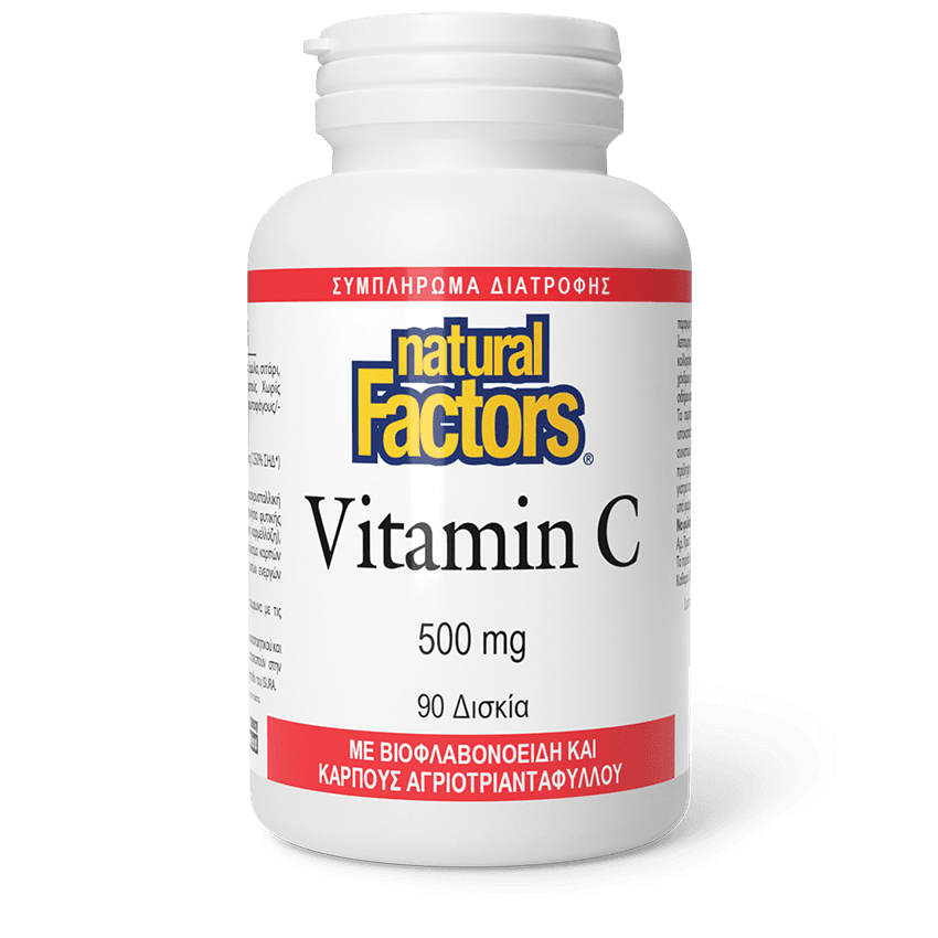Vitamin C, 500 mg with Bioflavonoids & Rosehips90 caps - Natural Factors