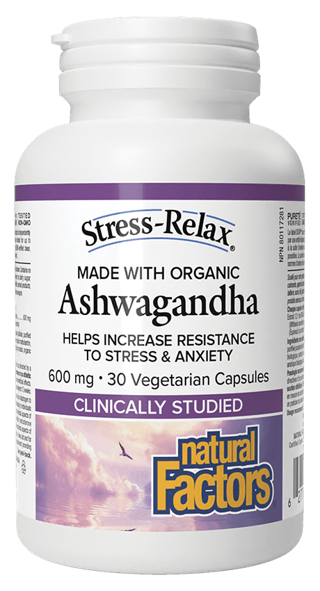 Ashwagandha 600mg 30 caps - Natural Factors