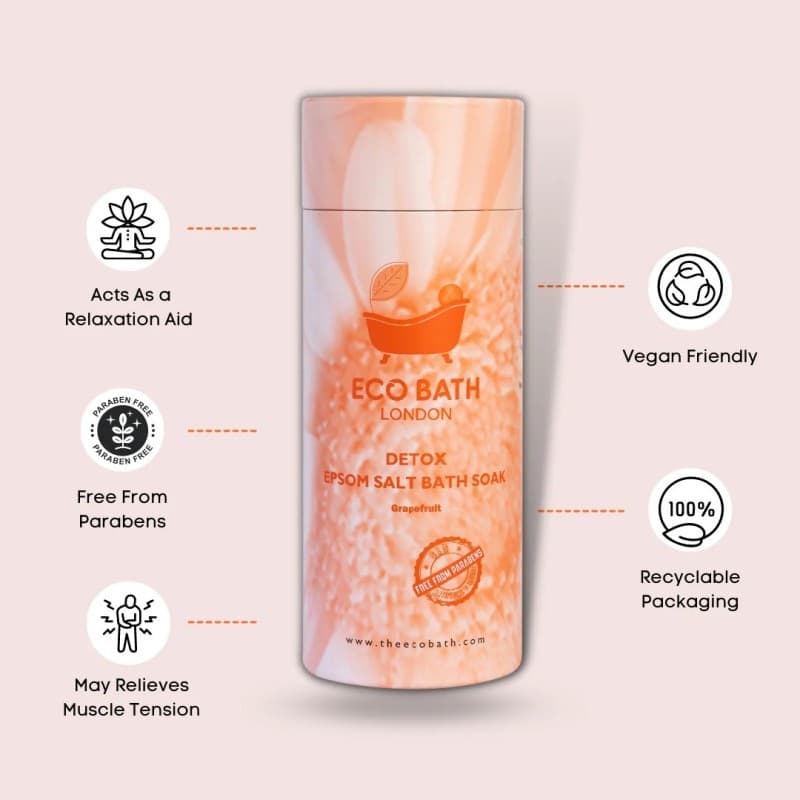 Άλατα Μπάνιου για Αποτοξίνωση - Epsom Detox 250gr - Eco Bath - Thumbnail 3
