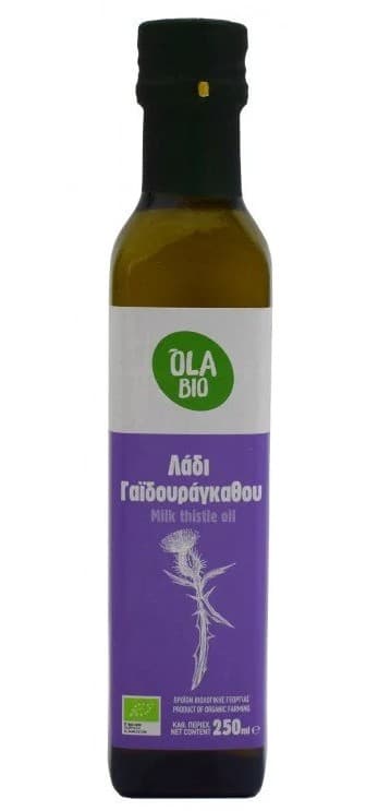 Λάδι Γαϊδουράγκαθου ψυχρής έκθλιψης - Milk Thistle oil 250ml BIO - Ola Bio