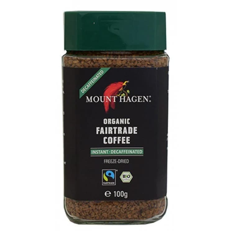 Καφές στιγμιαίος χωρίς καφεΐνη BIO 100gr - Mount Hagen