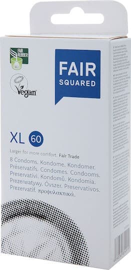 Προφυλακτικά - Condoms XL 60 8τμχ - Fair Squared