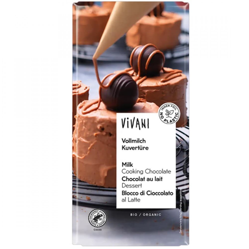 Κουβερτούρα Γάλακτος 200γρ - Vivani - Image 1