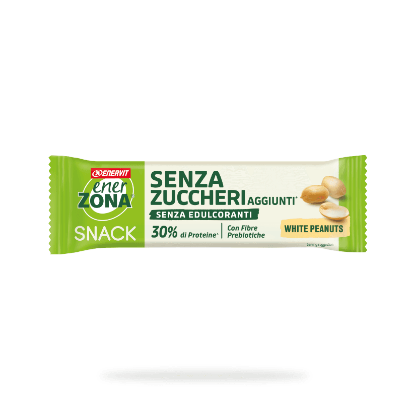 Snack Sugar-Free White Peanuts 33gr - Enerzona - Image 1