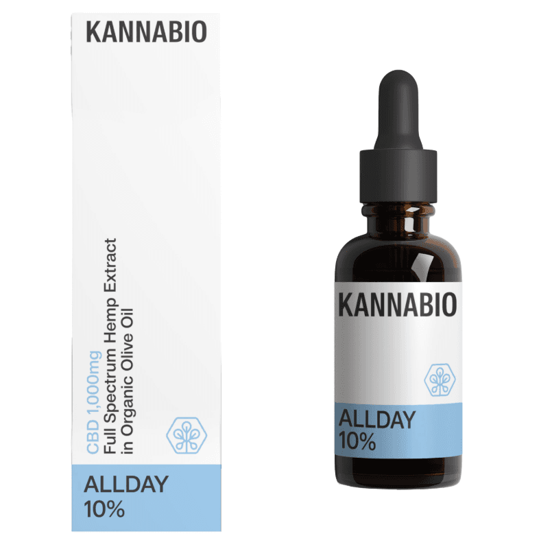 All Day 10% (EX Care Drops CBD 1000mg/10%) 10ml- Kannabio