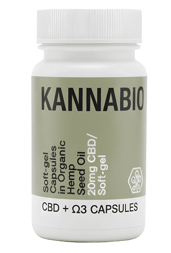 CBD & Ω3 Soft Gel Κάψουλες 30caps - KannaBio