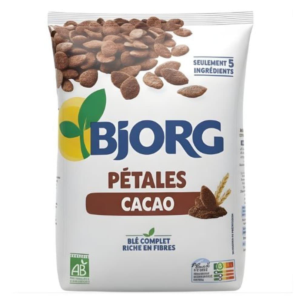 Δημητριακά Ολικής με Κακάο "Petales" (250γρ) - Bjorg - Image 1