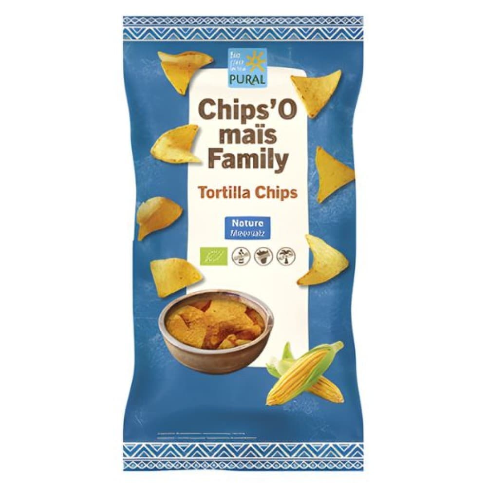 Nachos Καλαμποκιού Φυσική Γεύση - Χωρίς Γλουτένη (125γρ) - Pural