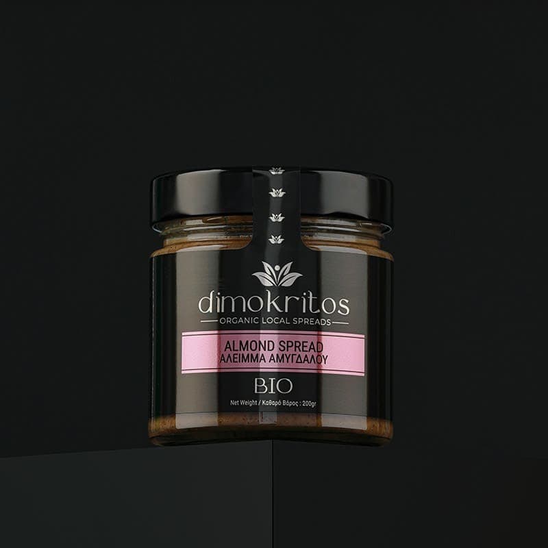 Άλειμμα Αμυγδάλου ΒΙΟ 200gr Crunchy - Δημόκριτος - Image 1