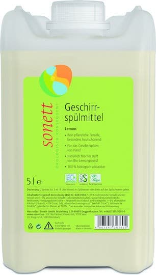 Υγρό Πιάτων Λεμονί 5Lt - Sonett - Image 1